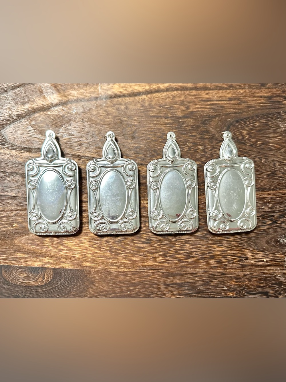 Wallace Engravable Frame Ornament 12th Edition Silverplate 2024 Collectible 4pc